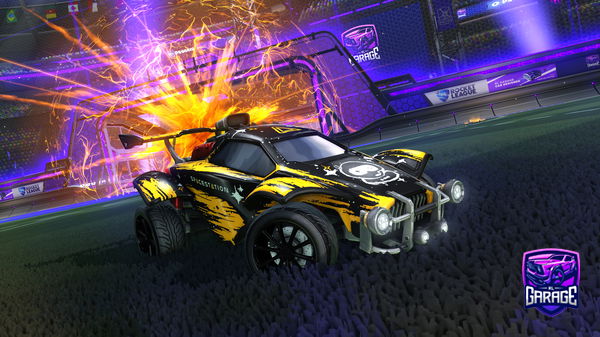 A Rocket League car design from 3XTR4FR0ST
