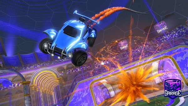 A Rocket League car design from Dragoncitow