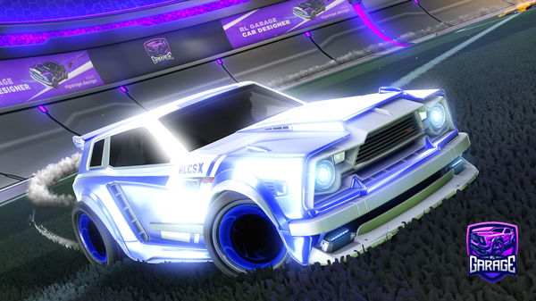 A Rocket League car design from y5xe