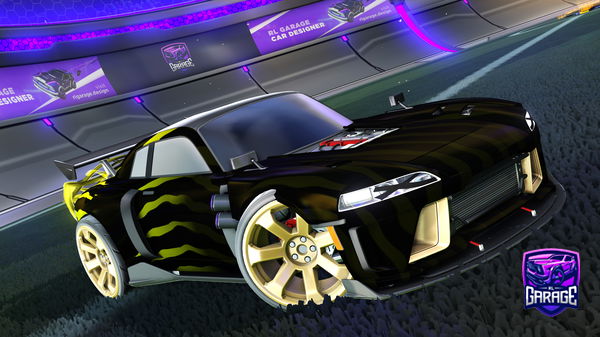 A Rocket League car design from G0DSP33D