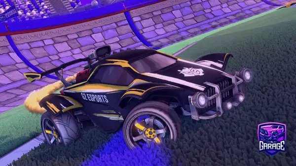 A Rocket League car design from PowerfulFlea441