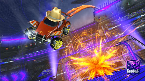 A Rocket League car design from WookieIsGarb