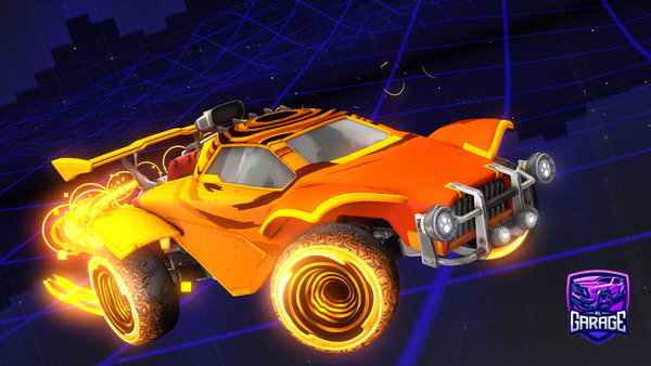 A Rocket League car design from LegendaryOatmilk