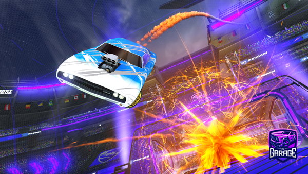 A Rocket League car design from dex1000