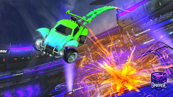 A Rocket League car design from ctete