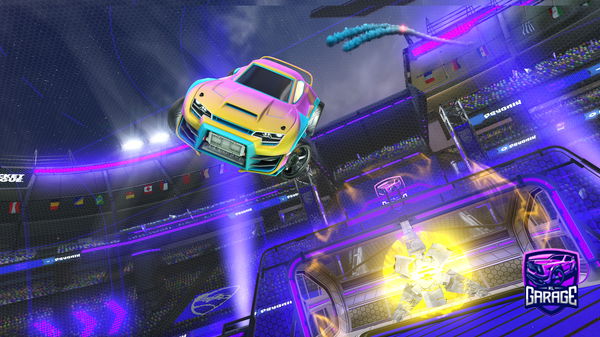 A Rocket League car design from Trex2586