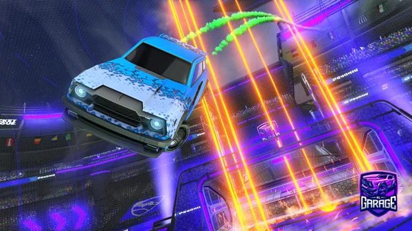 A Rocket League car design from Rileyv10