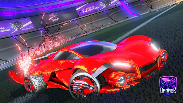 A Rocket League car design from RagedDragon6279