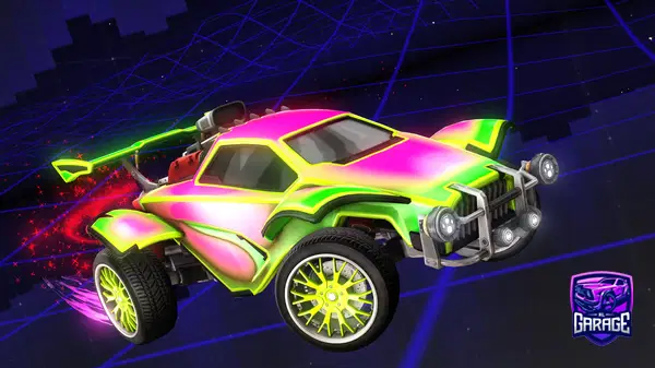 A Rocket League car design from iteachii