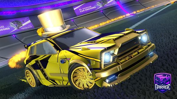 A Rocket League car design from MrYeet29