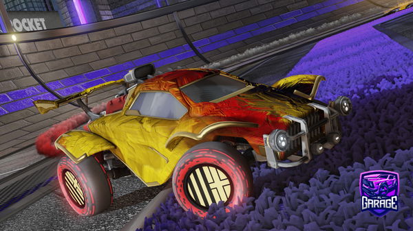 A Rocket League car design from BO_SHMAIS8