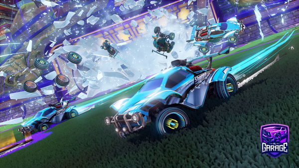 A Rocket League car design from DzzyGuy