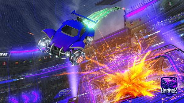 A Rocket League car design from Moos2110