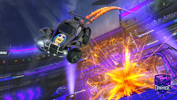A Rocket League car design from rlcj