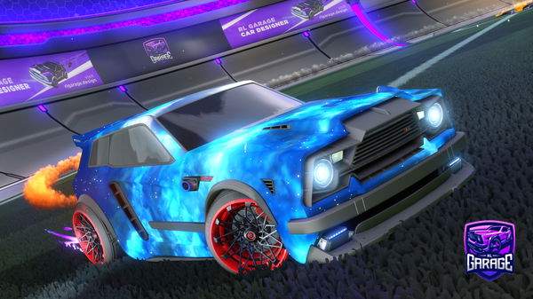 A Rocket League car design from VelocityTV