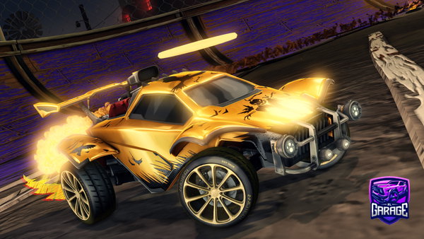 A Rocket League car design from Fauz