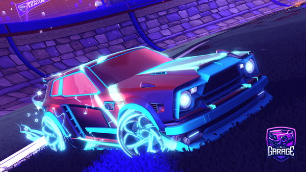 A Rocket League car design from 2boi