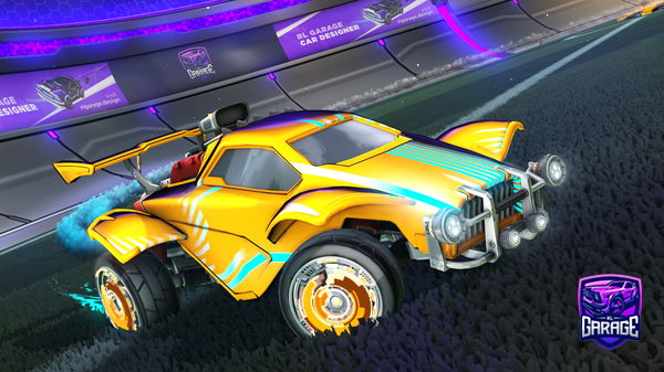 A Rocket League car design from Yuno2alive