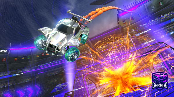 A Rocket League car design from Frostixa