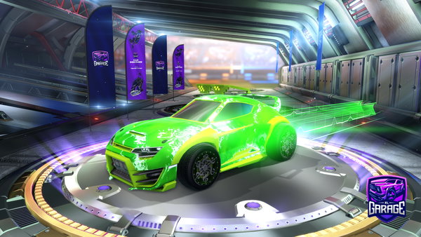 A Rocket League car design from Cvjk