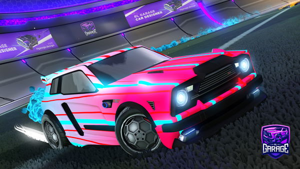 A Rocket League car design from Verrkami