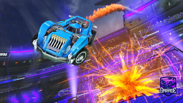 A Rocket League car design from bahaalikesfood