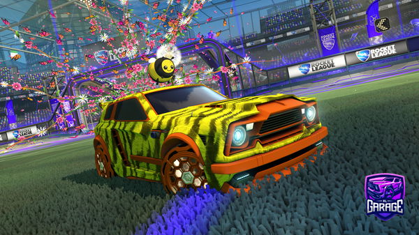 A Rocket League car design from Mafas187