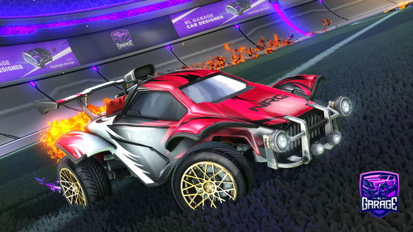 A Rocket League car design from uwurebox