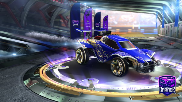A Rocket League car design from Dropshotiux