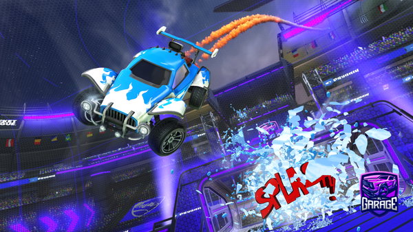 A Rocket League car design from Euti