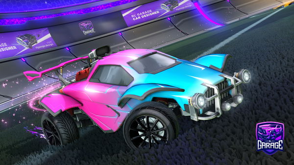 A Rocket League car design from jackedpotato
