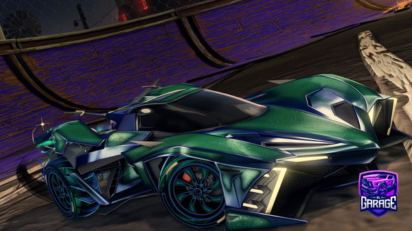 A Rocket League car design from zcrewd