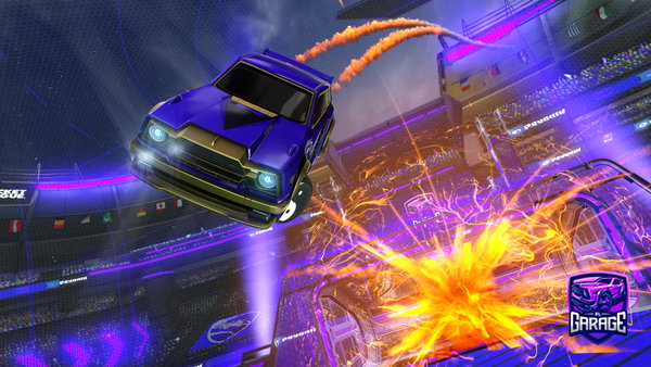 A Rocket League car design from Bd816lafn
