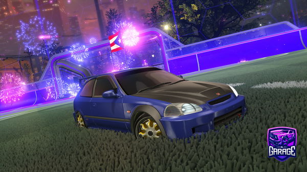 A Rocket League car design from Top500RLSSL