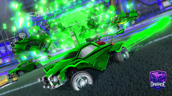 A Rocket League car design from Gl0ckster