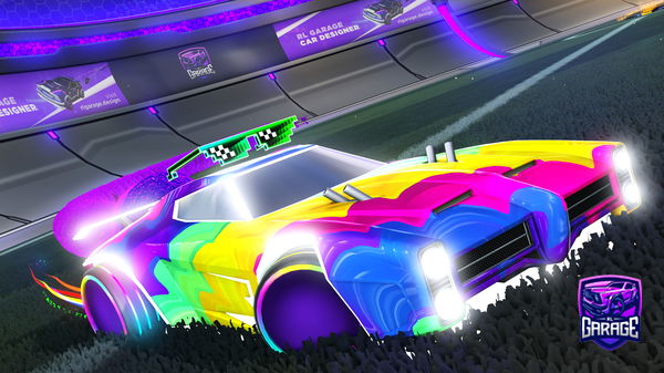 A Rocket League car design from ChevyRL
