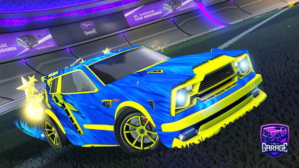 A Rocket League car design from FAchicken