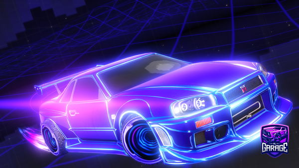 A Rocket League car design from cactzy