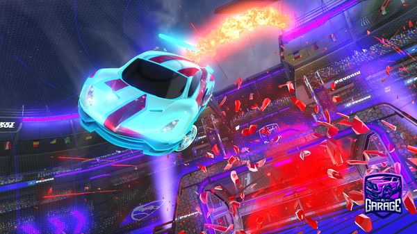 A Rocket League car design from Ieiejeje