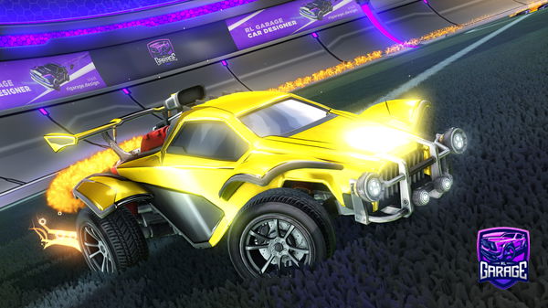 A Rocket League car design from eyejust