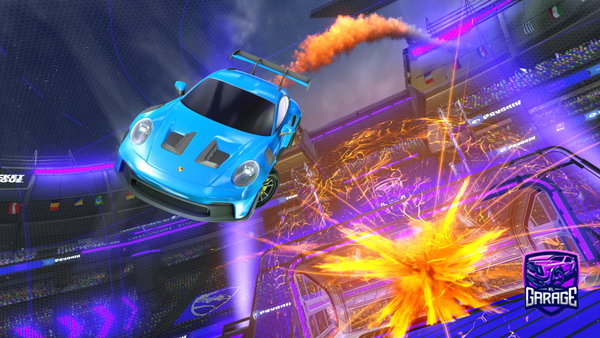 A Rocket League car design from LivingPuma8156