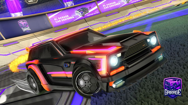 A Rocket League car design from JITTMUNK