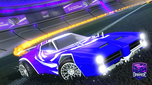 A Rocket League car design from BACK_35