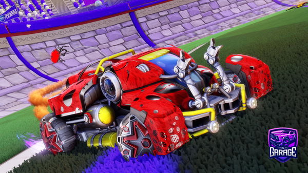 A Rocket League car design from Vinnus