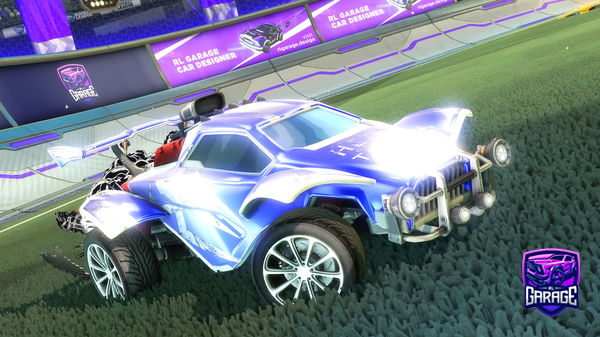 A Rocket League car design from Scuffed_Musty567