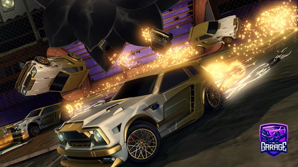 A Rocket League car design from MissH4RDCORE