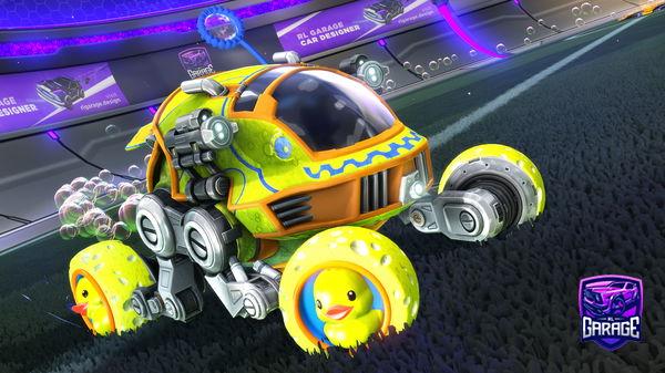 A Rocket League car design from CoolFox