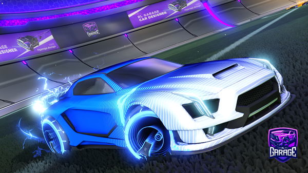 A Rocket League car design from AK-77
