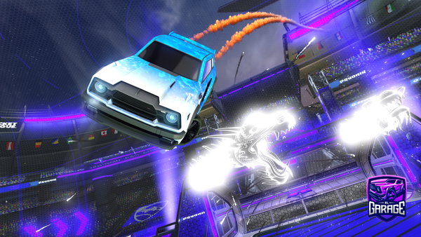 A Rocket League car design from Scorpioriola