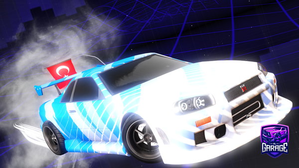 A Rocket League car design from pempemanki